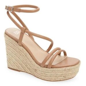 BP Cohan Espadrille Platform Wedge Sandal NWOB women’s size 11 & 12